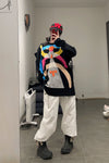 Walter Van Beirendonck Super Walter Knit sweater (led) AW22-23 5007 (A) Black